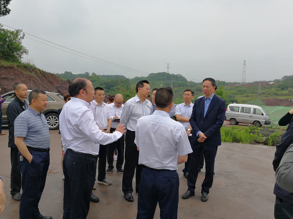 副省長王一宏視察公司在建項目——四川衛生康復職業學院