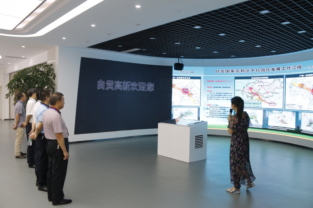 自貢市第十七屆人民代表大會自流井區代表團一行蒞臨高新區視察
