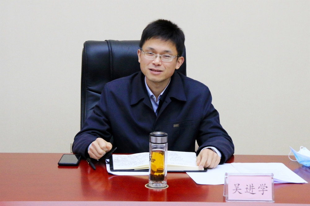 副市長吳進學一行蒞臨公司調研指導工作