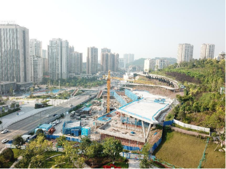 自貢市全新城市廣場即將亮相