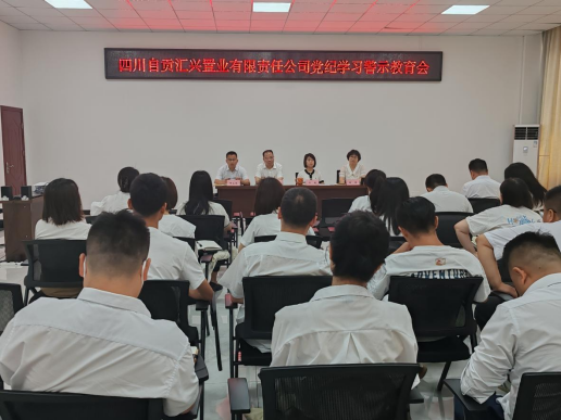 匯興置業(yè)黨支部開(kāi)展黨紀(jì)學(xué)習(xí)警示教育主題黨日活動(dòng)