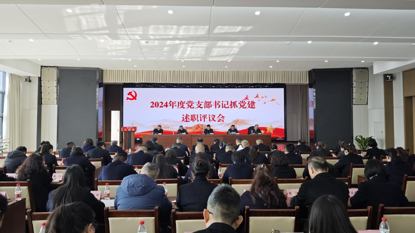 述職評議驗成績，凝心聚力建新功 | 公司黨委召開2024年度黨支部書記抓黨建述職評議會議
